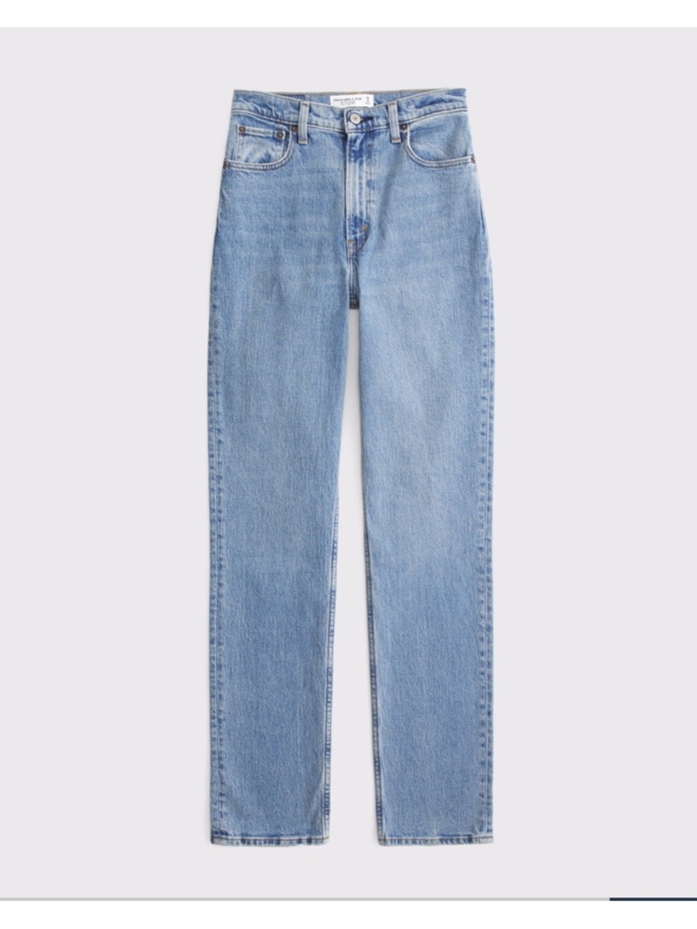 Abercrombie straight Jean blue straight leg curve love tall